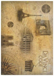 The Da Vinci Code Map Postkarte