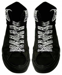 Shoe laces Punk Skulls