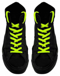 Shoe laces Neon Yellow