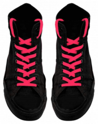 Shoe laces Pink