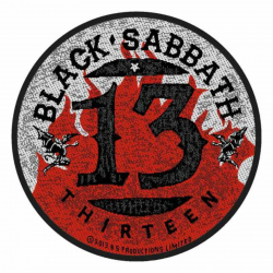 Black Sabbath 13 Flames Circular Patch | 2710
